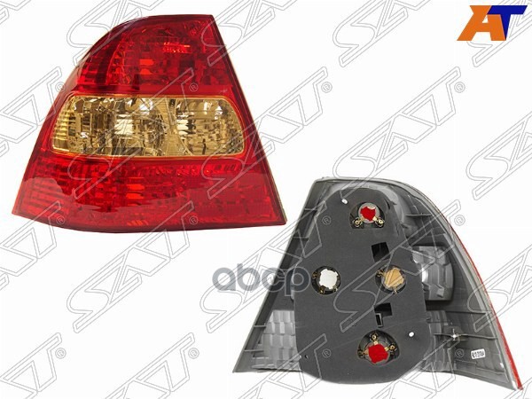 Фонарь задний Toyota Corolla (E120) 00-04 / Corolla JPN (E120) 00-02 (Слева/ 4D SED) Sat арт. ST-212-19D8L-UE