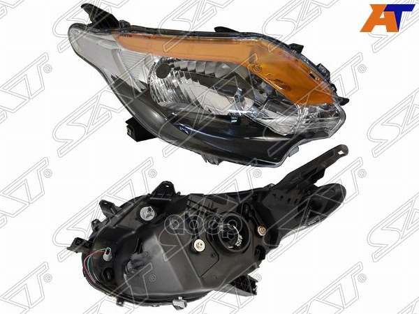 Фара Mitsubishi L200 15-19 (Справа/ Галоген/ Ручная регулировка/ тёмная) Sat арт. ST-214-11ADR-EM2