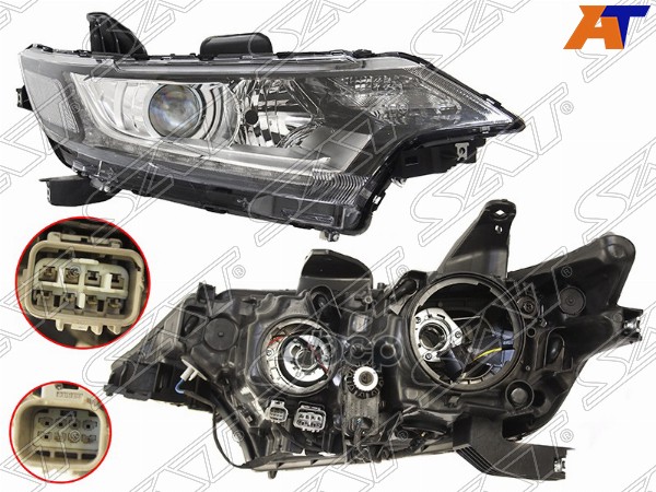Фара Mitsubishi Outlander 14-22 (Справа/ Галоген/ С электрокорректором) Sat арт. ST-214-11AJR
