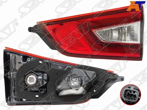 Фонарь в крышку багажника Nissan Qashqai 13-19 (Справа) Sat арт. ST-215-1326R