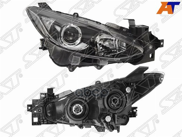 Фара Mazda 3 13-16 / Axela 13-16 (Справа/ Галоген/ С электрокорректором) Sat арт. ST-216-1169R