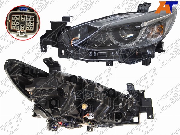 Фара Mazda 6 15-18 / Atenza 15-18 (Слева/ LED) Sat арт. ST-216-1172L