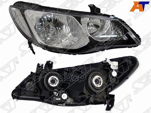 Фара Honda Civic 05-12 (Справа/ Галоген/ под электрокорректор/ 4D SED) Sat арт. ST-217-1159R