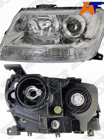 Фара Suzuki Escudo 05-17 / Grand Vitara 05-16 (Слева/ Галоген/ Ручная регулировка/ 5D) Sat арт. ST-218-1135L