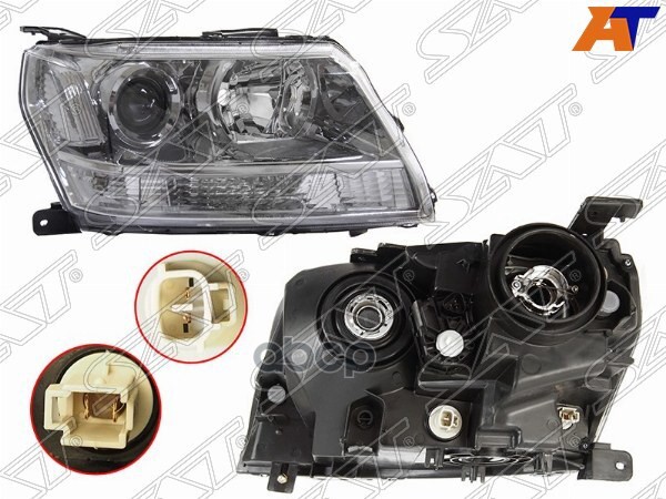 Фара Suzuki Escudo 05-17 / Grand Vitara 05-16 (Справа/ Галоген/ С электрокорректором/ 5D) Sat арт. ST-218-1135R-LDEM