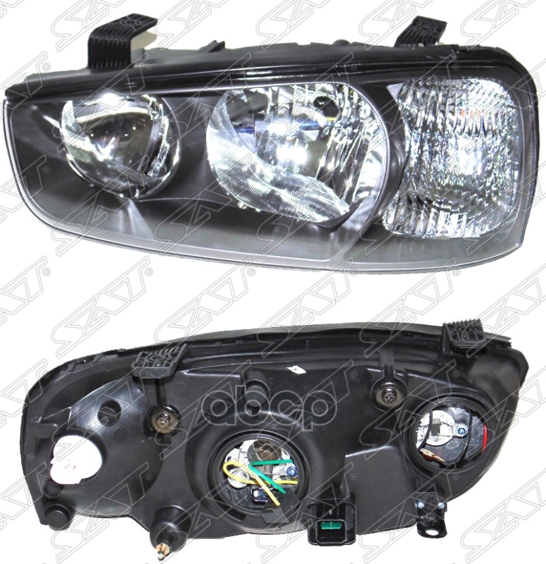 Фара Hyundai Elantra 00-03 (Слева/ Чёрная) Sat арт. ST-221-1126BL-LD-E2
