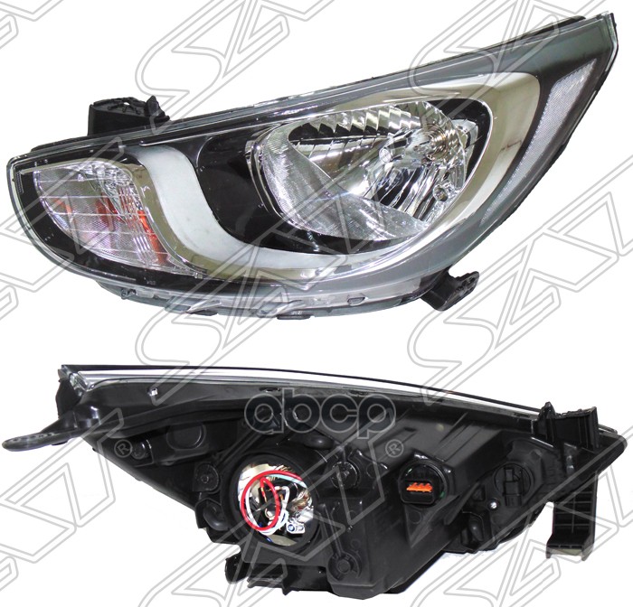 Фара Hyundai Solaris 10-14 / Accent 11-17 (Слева) Sat арт. ST-221-11S1L