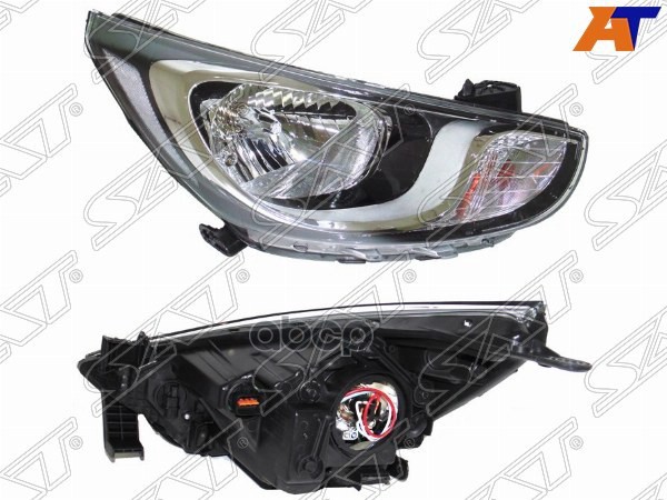 Фара Hyundai Solaris 10-14 / Accent 11-17 (Спереди/ Справа) Sat арт. ST-221-11S1R