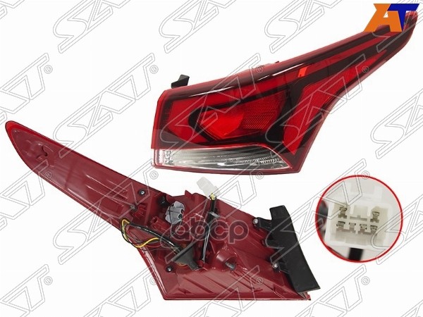 Фонарь задний Hyundai Solaris 17-22 / Solaris HS 24- (Справа/ LED) Sat арт. ST-221-19S7DR