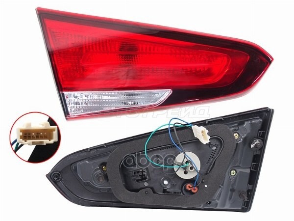 Фонарь в крышку багажника Kia Cerato 16-20 (Слева) Sat арт. ST-223-1329L-UE