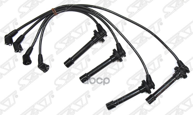 Провода высоковольтные NISSAN Y10/W10/U13/B13/N14 GA13DS/GA15DS/GA16DS 91-96 (кругл. резин.) Sat арт. ST-22440-53Y11
