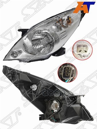 Фара Daewoo Matiz/Chevrolet Spark 10-/Ravon R2 16- Lh С Электрокорректором Sat арт. ST-235-1111L-EM