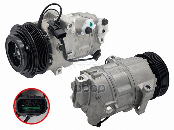 Компрессор кондиционера Hyundai Tucson 21- / Kia Sportage 21- Sat арт. ST-245-0051