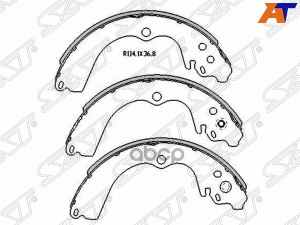 Колодки тормозные барабанные Subaru Forester 97-08 / Impreza 92-05 Sat арт. ST-26298-AA010