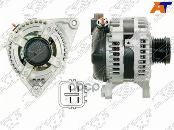 Генератор TOYOTA CAMRY 2.5 12-15/RAV4 2.5 09-12 2ARFE 12V 100A Sat арт. ST-27060-0V010N