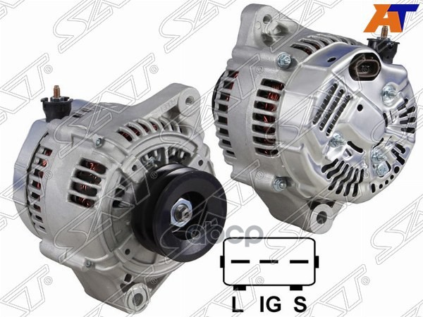 Генератор TOYOTA LAND CRUISER 100 4,2 1HDFTE 98- 12V 120A Sat арт. ST-27060-17230N