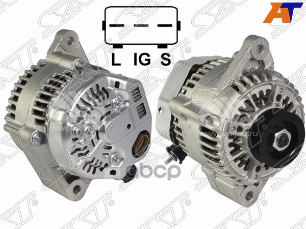 Генератор Toyota Land Cruiser Prado 5Vzfe 95-02/Hilux Surf Vzn18# 5Vzfe  95-02 12V 80A Sat арт. ST-27060-62160