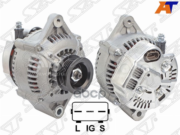 Генератор Toyota Hiace 89-04 / Land Cruiser Prado 96-02 Sat арт. ST-27060-75150
