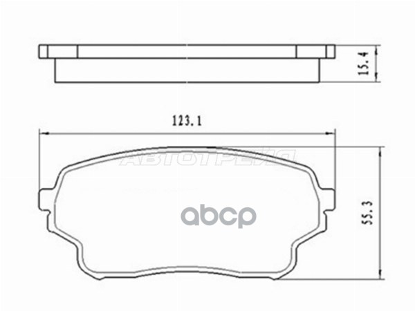 Колодки тормозные (Спереди) Suzuki Grand Vitara 97-05 / Grand Vitara XL-7 01-06 Sat арт. ST-28-0158