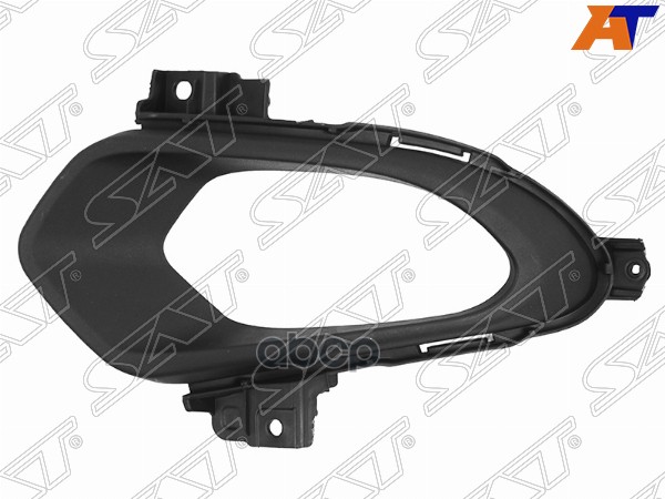 Оправа ПТФ Kia Ceed 12-16 (Слева/ Под одну лампу) Sat арт. ST-29-0007