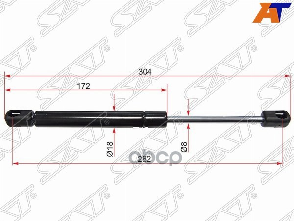 Амортизатор капота Volvo S80 06-16 / V70 07-16 (Справа=Слева) Sat арт. ST-30649516