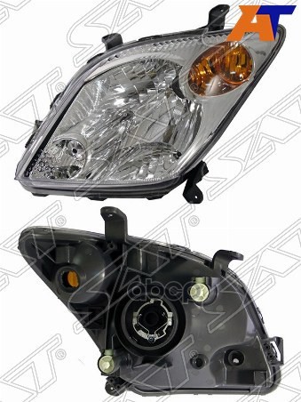 Фара Toyota Ist 02-05 (Слева/ Галоген/ Ручная регулировка) Sat арт. ST-312-1185L