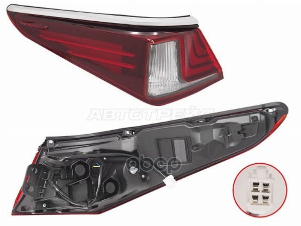 Фонарь задний Lexus ES 18-21 (Слева) Sat арт. ST-312-19ES3L