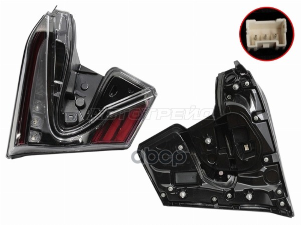 Фонарь в крышку багажника Toyota C-HR 16-19 (Слева/ LED) Sat арт. ST-312-CH16LDL