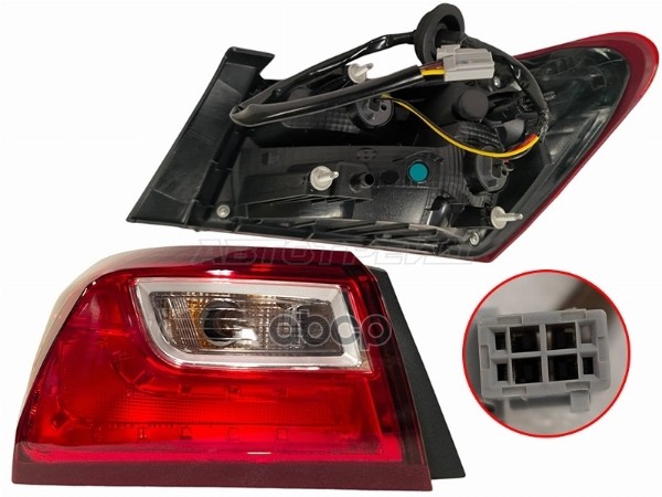 Фонарь задний Chevrolet Malibu 15-18 (Слева) Sat арт. ST-335-19M9L