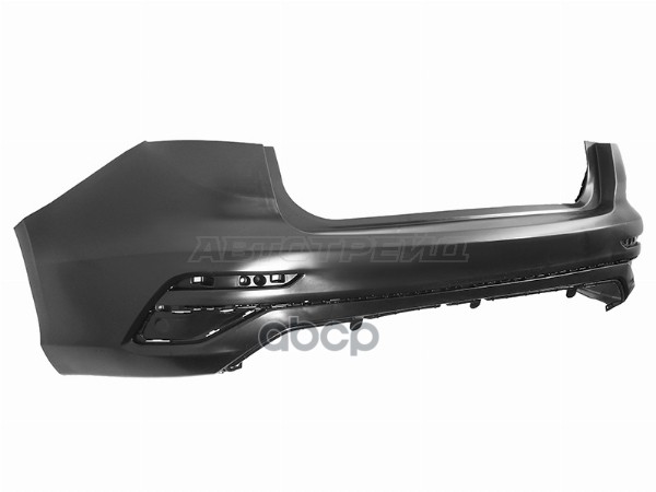 Бампер задний Geely Emgrand 21- (Под ПТФ/ С отверстием под крюк) Sat арт. ST-35-0119