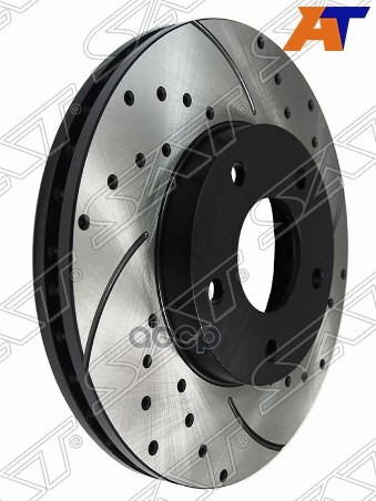 Комплект дисков тормозных передний перфорированные NISSAN X-TRAIL QR20DE T30, 2WD/4WD 00- Sat арт. ST-40206-8H300PF