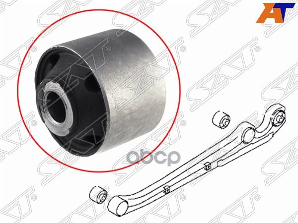 Сайлентблок рычага Mitsubishi L200 07-16 / Pajero Sport 96-17 Sat арт. ST-4113A085