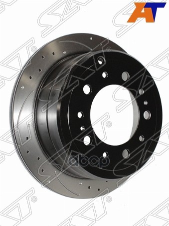 Комплект дисков тормозных зад перфорированные TOYOTA LAND CRUISER 100 98- Sat арт. ST-42431-60280PF