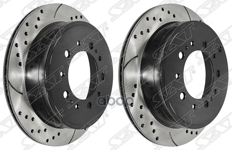 Комплект дисков тормозных зад перфорированные TOYOTA LCR200 / LEXUS LX570,  07- Sat арт. ST-42431-60290PF