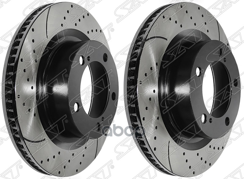 Комплект Дисков Тормозных Передний Перфорированные  Toyota Tundra/Sequoia 07- Sat арт. ST-43512-0C020PF