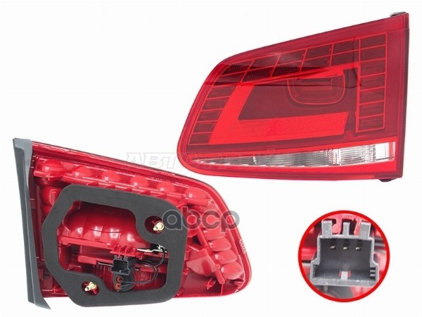 Фонарь в крышку багажника Volkswagen Touareg 14-18 (Справа/ LED) Sat арт. ST-441-1327-1R