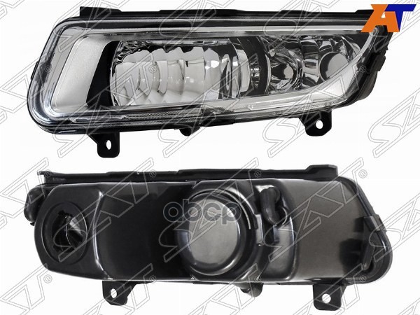Фара противотуманная (Спереди/ Слева/ ДХО/ SEDAN 15-20 /HBK 09-13 под 1 лампу) Volkswagen Polo 09-20 Sat арт. ST-441-1625L