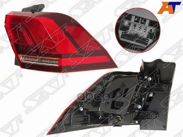 Фонарь задний Volkswagen Tiguan 16-21 (Справа) Sat арт. ST-441-19AMR-WE