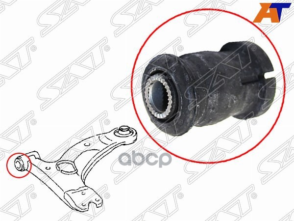 Сайлентблок рычага Toyota Allion (T240) 01-07 / Corolla 00-07 Sat арт. ST-48654-12120