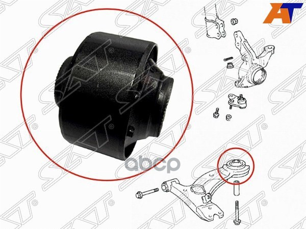 Сайлентблок рычага Toyota Avensis (T220) 97-03 / Caldina 92-02 Sat арт. ST-48655-20140