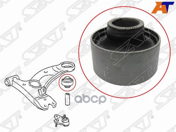 Сайлентблок рычага Toyota Ipsum (SXM10) 96-01 / Gaia 98-04 Sat арт. ST-48655-44010