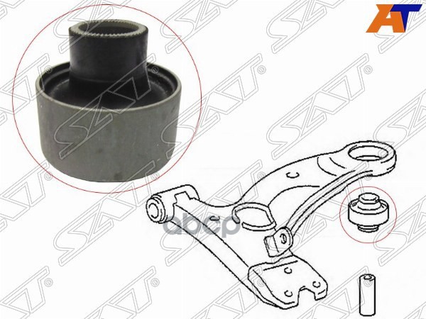 Сайлентблок рычага Toyota Caldina (T190,T210) 92-02 / Ipsum 96-01 Sat арт. ST-48655-44020