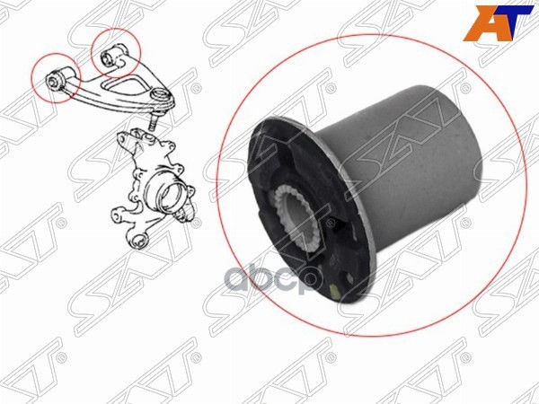 Сайлентблок рычага Toyota Mark II (X90,X100) 92-00 / Chaser 96-01 Sat арт. ST-48702-30090