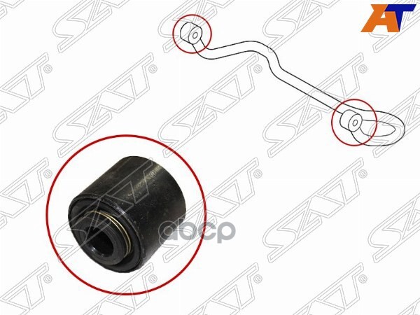 Втулка стабилизатора Toyota Land Cruiser Prado (J150) 09-20 / Lexus GX 02-19 Sat арт. ST-48805-60130B