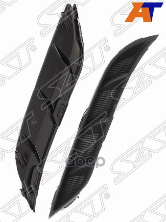 Молдинг бампера Hyundai Solaris 20-22 / Solaris HS 24- (Сзади/ Слева) Sat арт. ST-50-0019