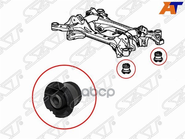Сайлентблок подрамника Honda Accord 08-20 / Acura TSX 08-14 Sat арт. ST-50360-TA0-A01