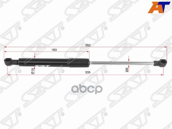 Амортизатор капота BMW 5-Series 95-04 (Справа=Слева) Sat арт. ST-51238174866