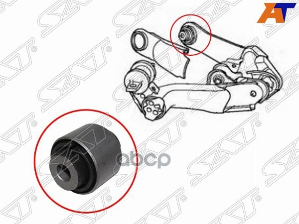 Сайлентблок рычага Haval F7 18-24 / F7x 19-24 Sat арт. ST-52370-SWA-A01-BR