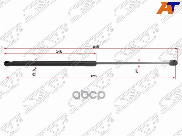 Амортизатор капота Toyota Camry (XV70) 17-21 / Camry UAE/USA 17-20 (Справа=Слева) Sat арт. ST-53450-06170