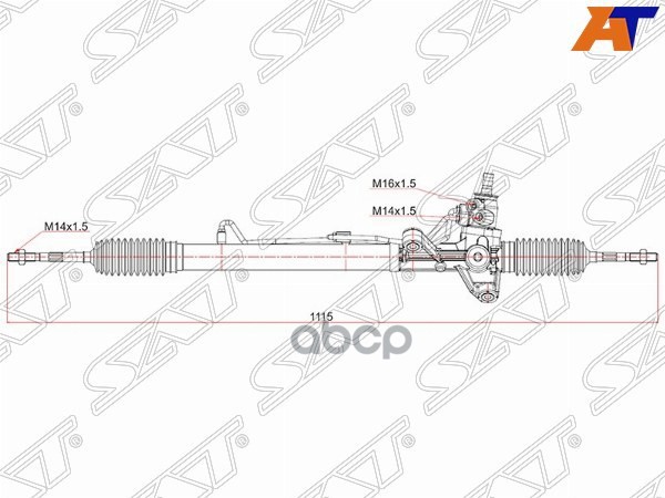 Рейка Рулевая Honda Cr-V Rd1 95- Rhd Sat арт. ST-53601-S10-013